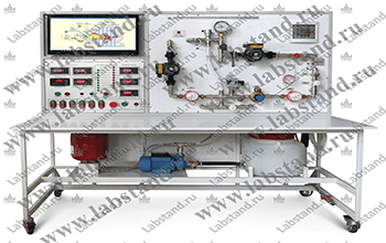 Лабораторная установка автоматизированная котельная на жидком и газообразном топливе