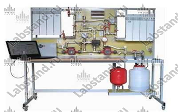 Лабораторная установка автоматизированная котельная на жидком и газообразном топливе