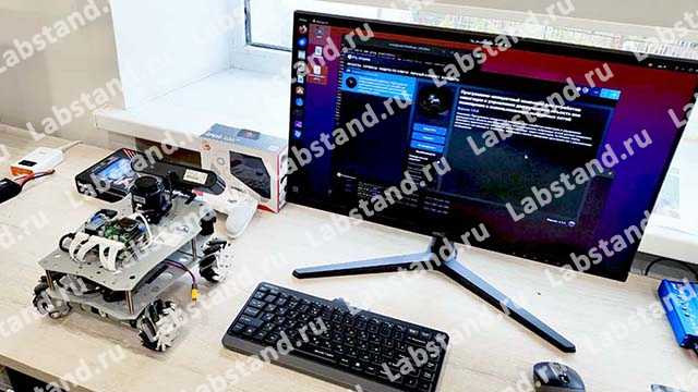 Отработка навигации и управления движущегося объекта вне помещения с использованием нейронных сетей