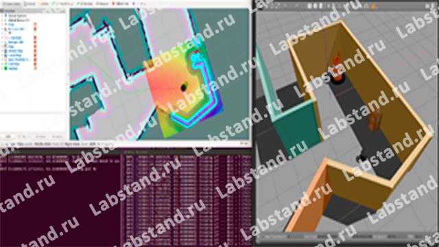 Программно-аппаратный комплекс для изучения методов оптической навигации в помещении (indoor SLAM)