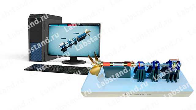 Интерактивный макет валопровода судна