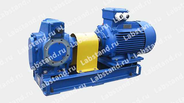 Макет насоса типа Ш40-4-19,5/4Б с демонстрационными вырезами