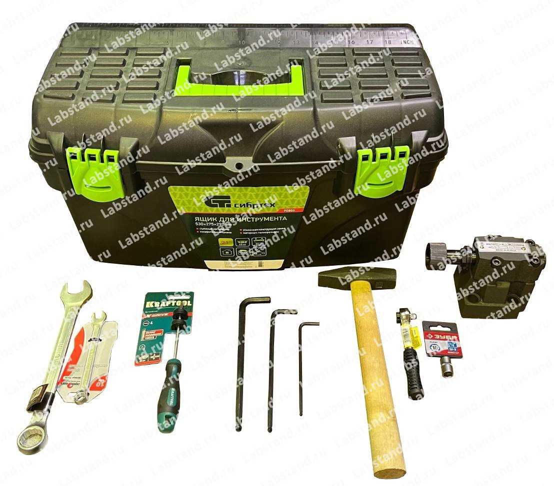 Разборка-сборка клапана предохранительного непрямого действия, стыкового монтажа