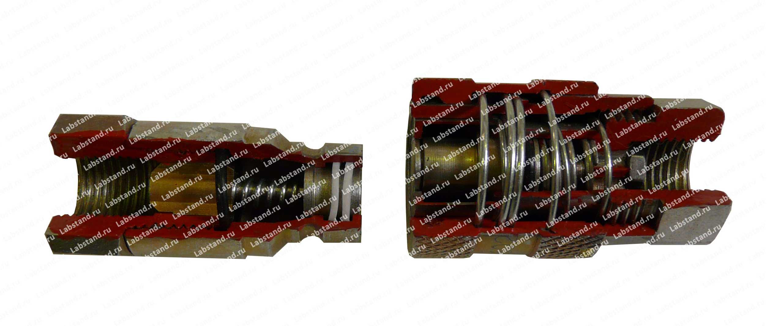 Разрезная модель быстроразъемного соединения