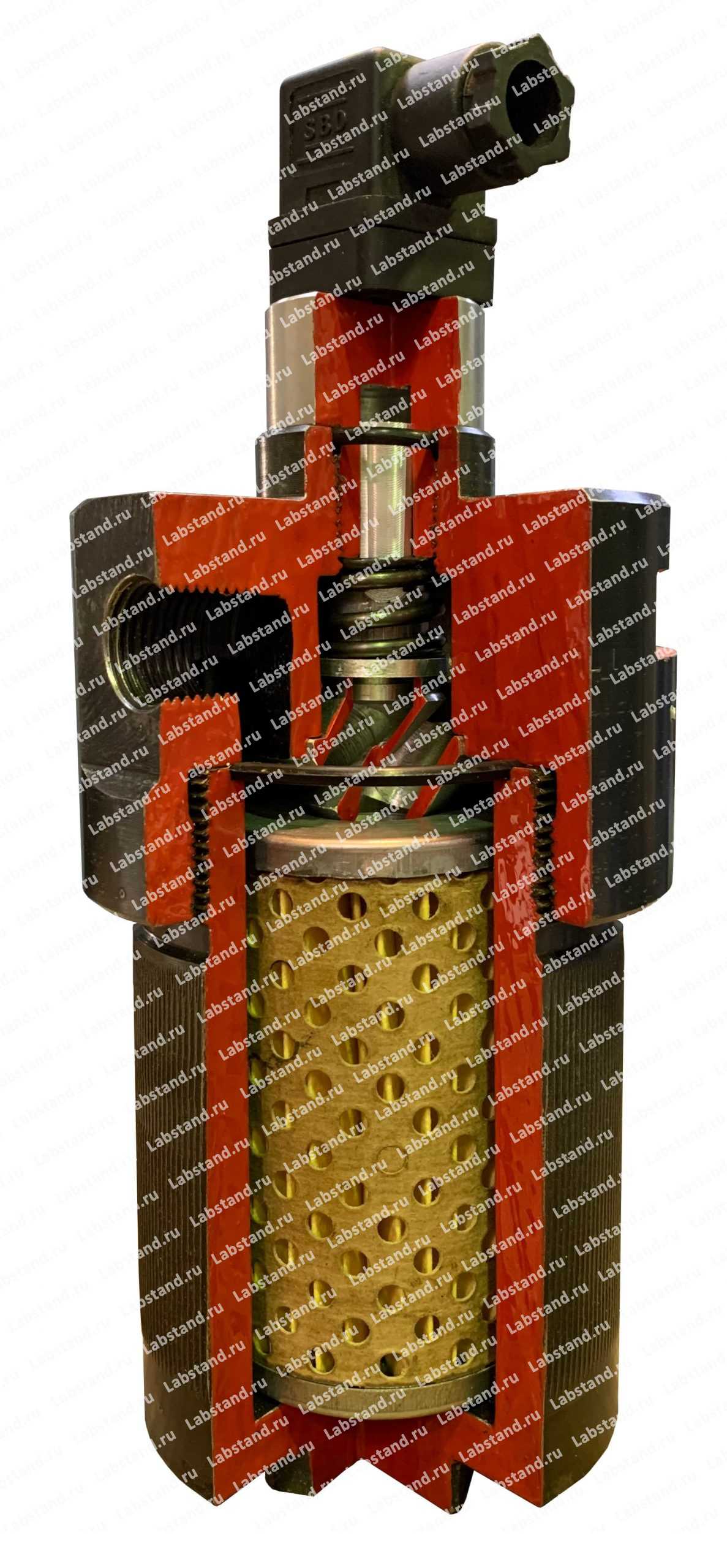 Разрезная модель фильтра напорного