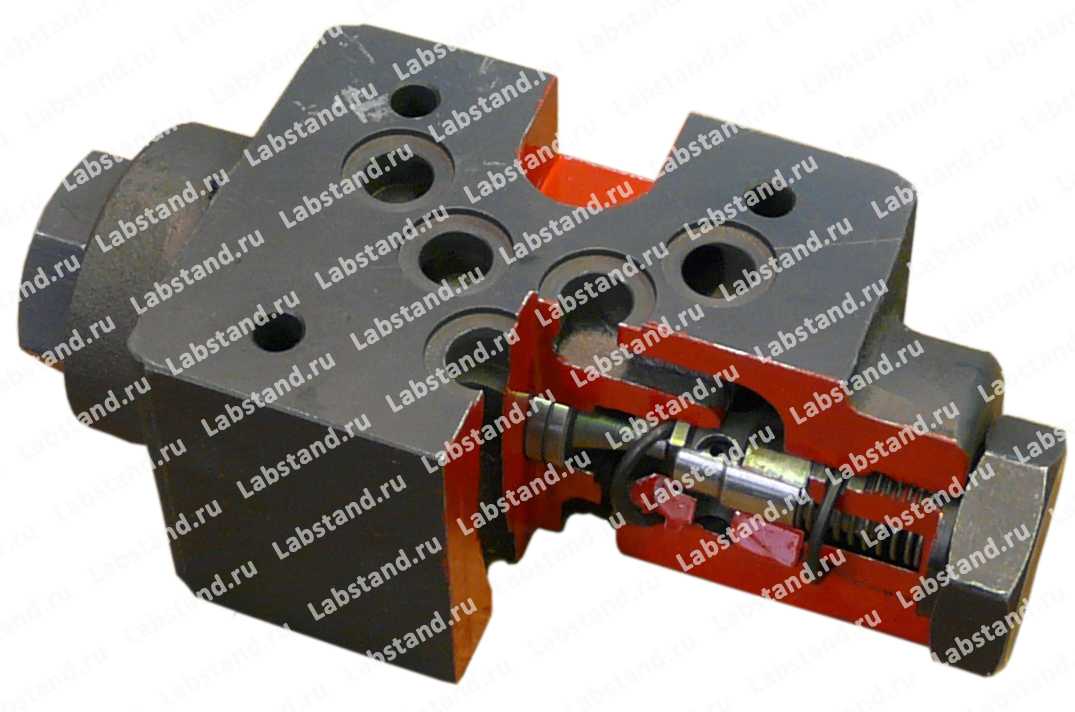 Разрезная модель гидрозамка модульного типа