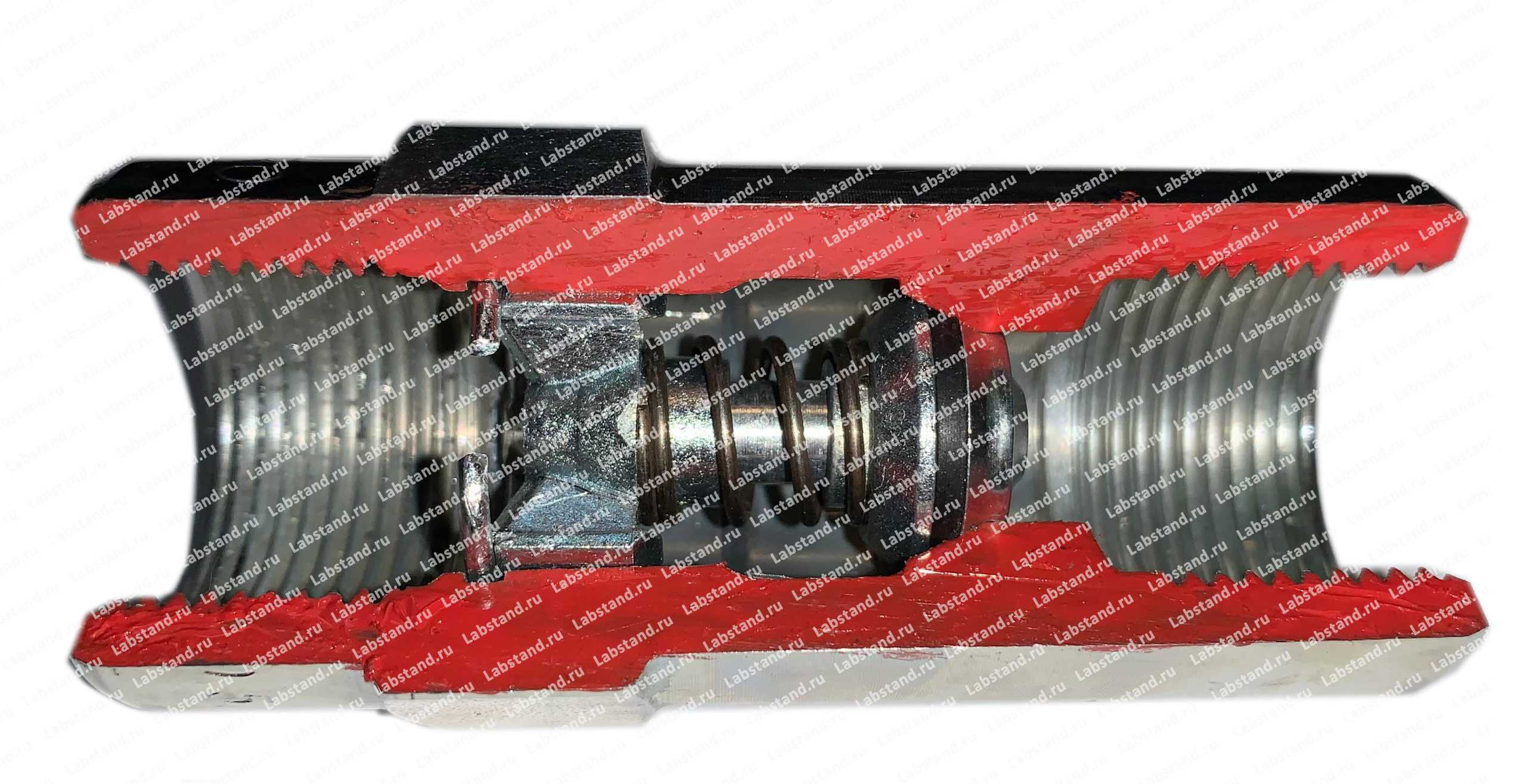 Разрезная модель клапана обратного трубного монтажа