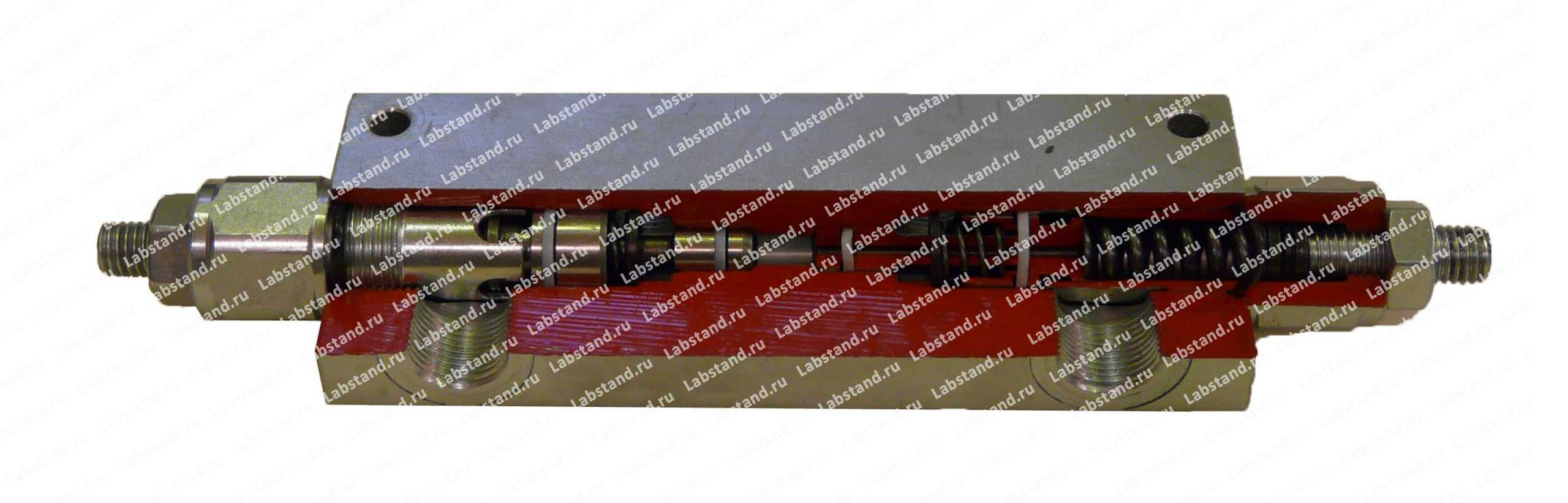 Разрезная модель клапана тормозного