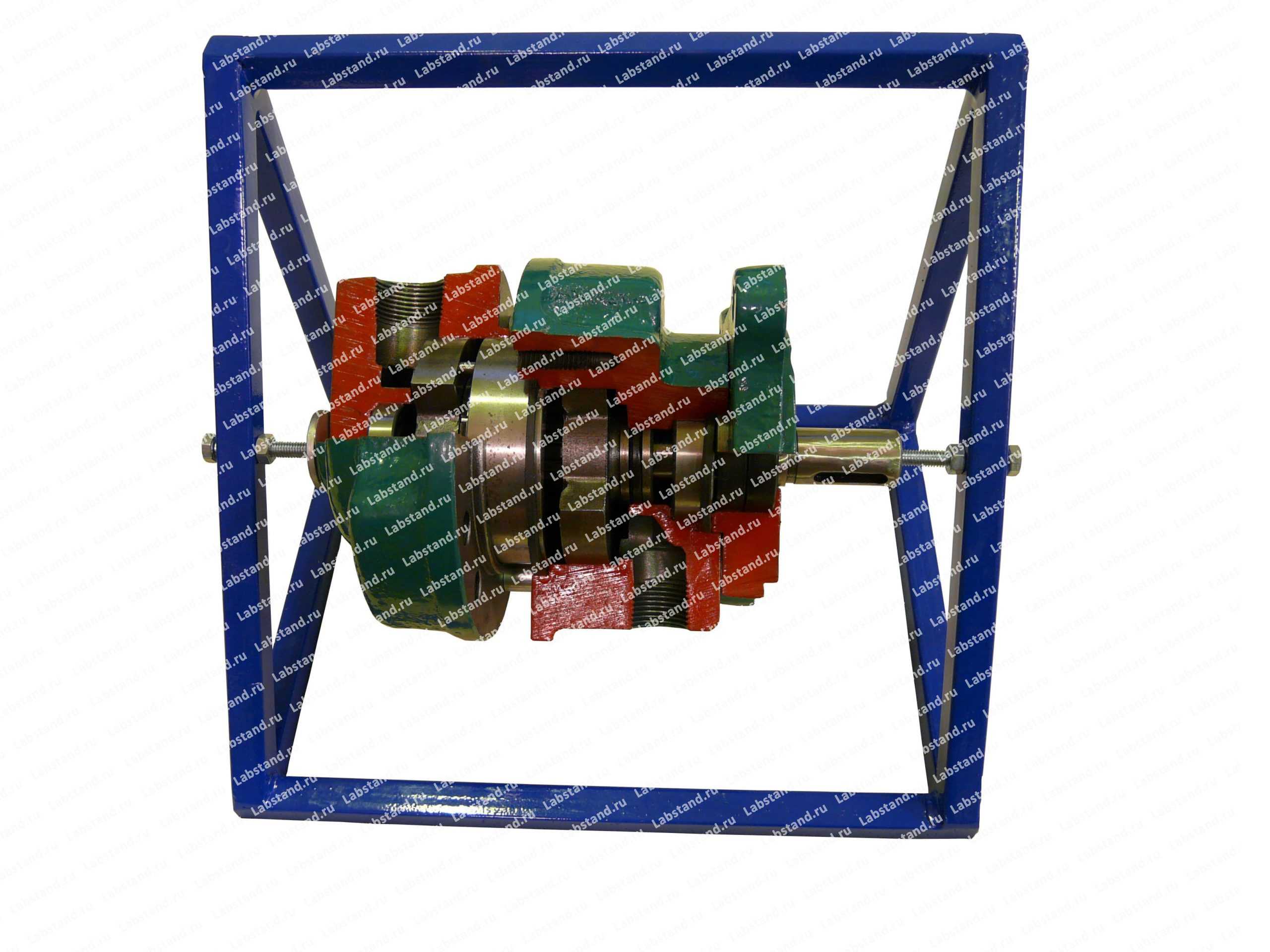 Разрезная модель насоса пластинчатого