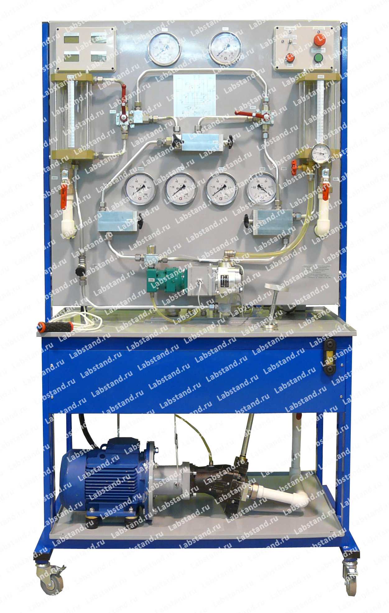Типовой комплект учебного оборудования «Гидромашины и гидроприводы объемно-дроссельного регулирования» СГУ-ГМОДР-013-11ЛР-01