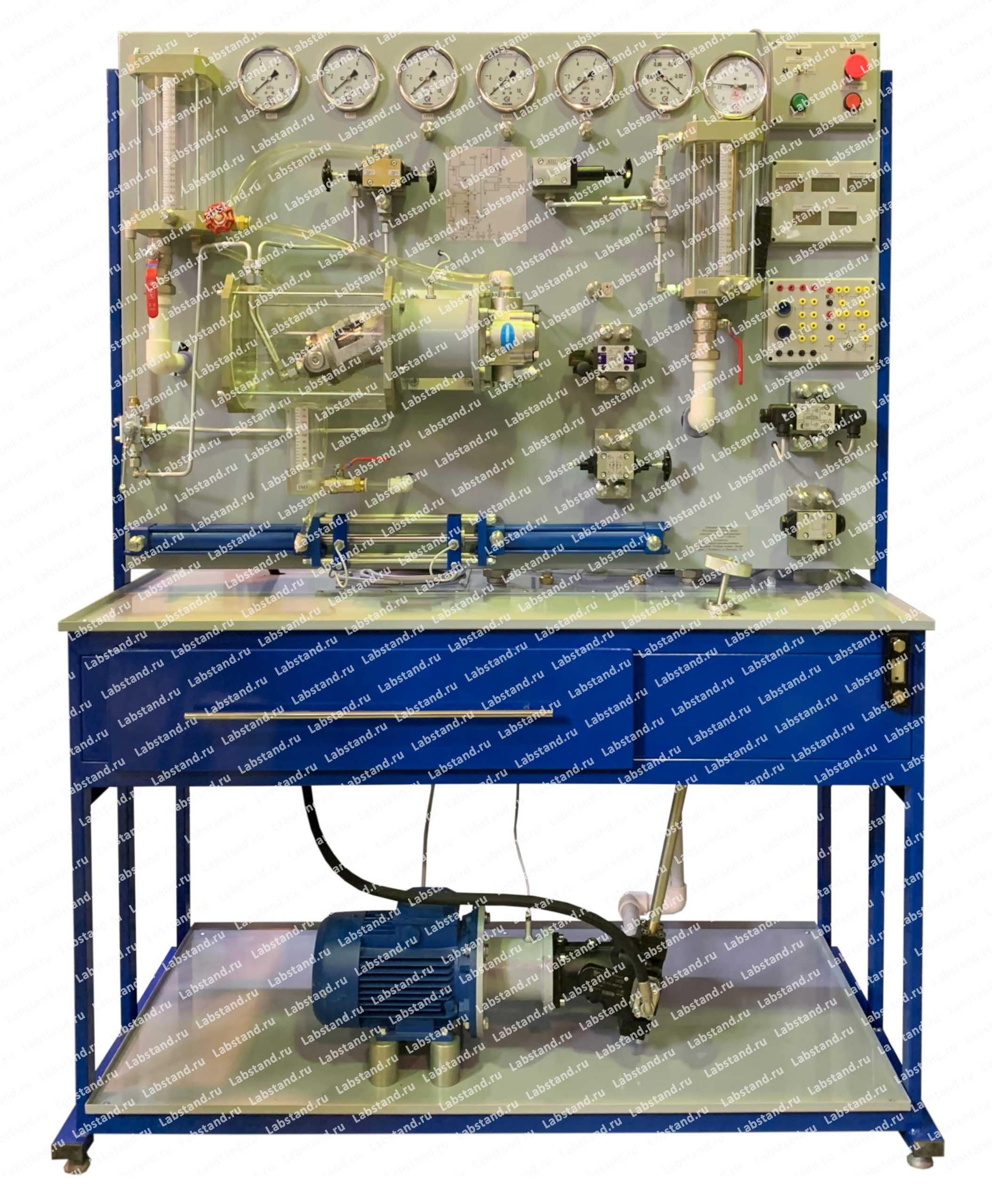 Типовой комплект учебного оборудования «Регулируемые гидромашины, гидроприводы и гидроавтоматика» СГУ-РГГ-ГА-017-15ЛР-01