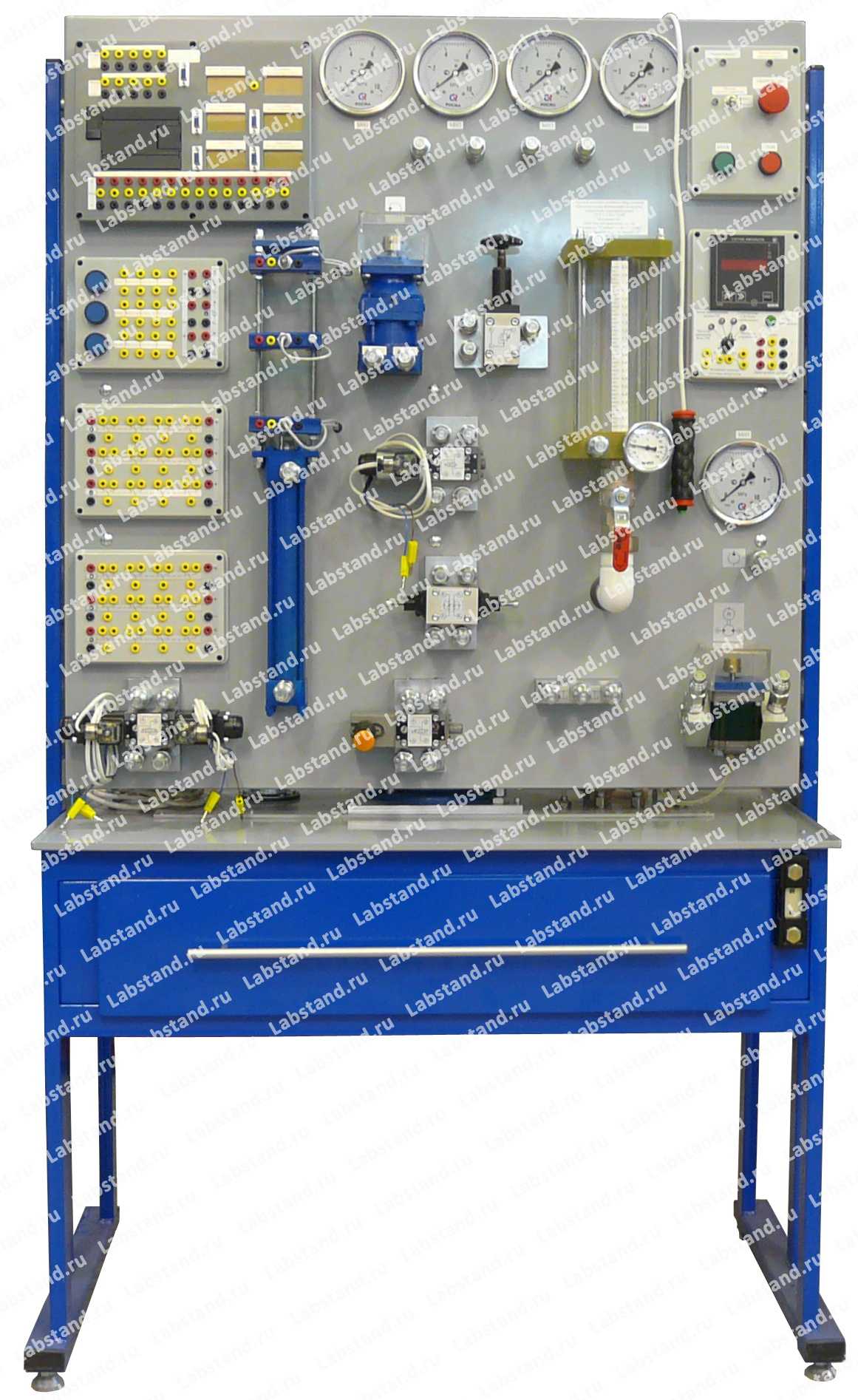 Типовой комплект учебного оборудования «Промышленные контроллеры в системах управления гидроприводами» СГУ-СТ-011-33ЛР