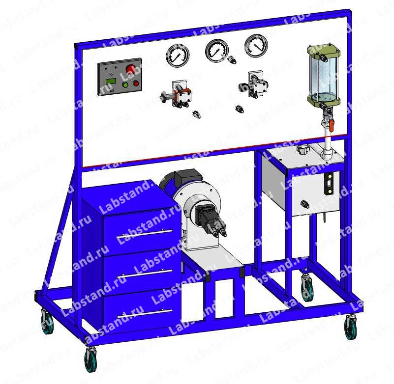 Типовой комплект учебного оборудования «Объемные гидравлические насосы» СГУ-СТ-ОГН-018-9ЛР-01