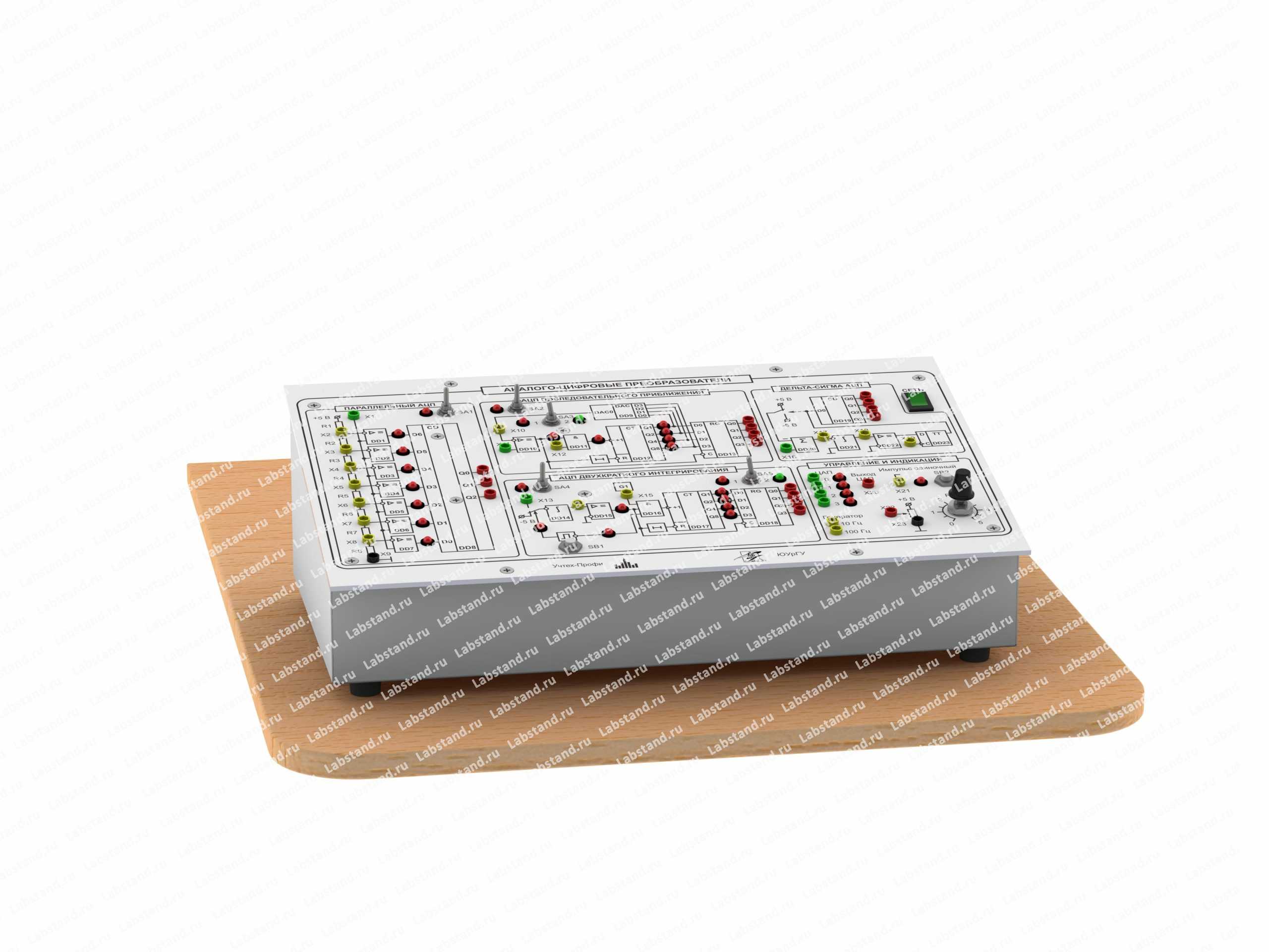 Типовой комплект учебного оборудования «Аналого-цифровые преобразователи», исполнение моноблочное ручное, АЦП-МР
