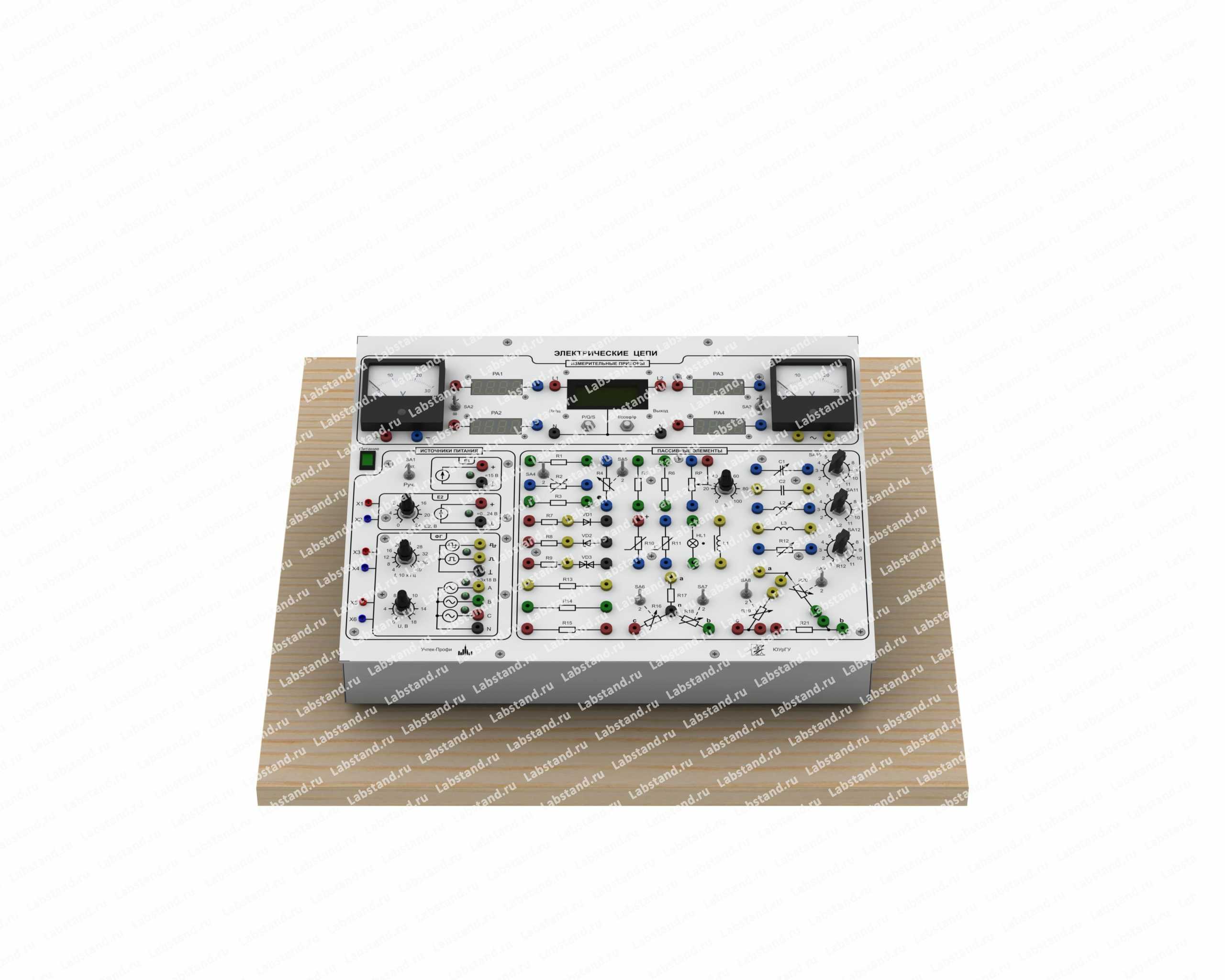 Типовой комплект учебного оборудования «Электрические цепи», исполнение моноблочное ручное, ЭЦ2-МР