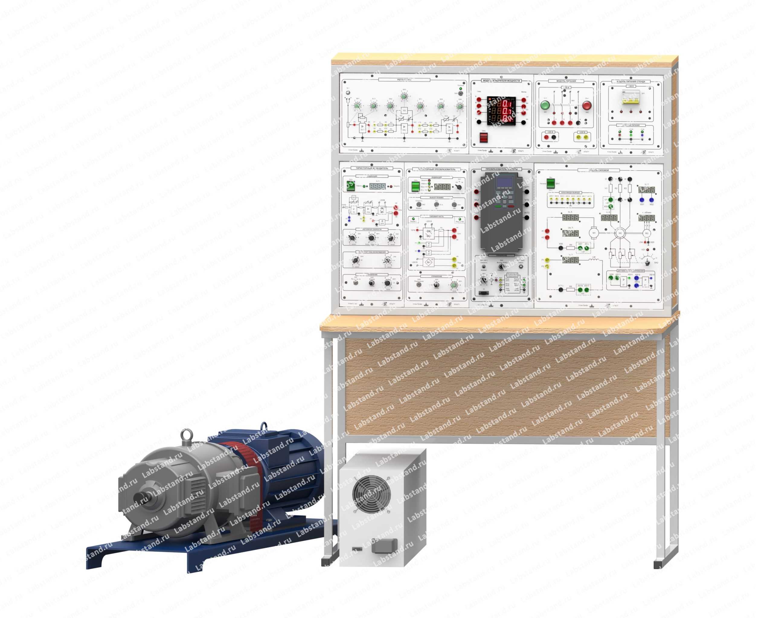 Типовой комплект учебного оборудования «Электропривод 1,5 кВт», исполнение стендовое ручное, ЭП-1,5-СР