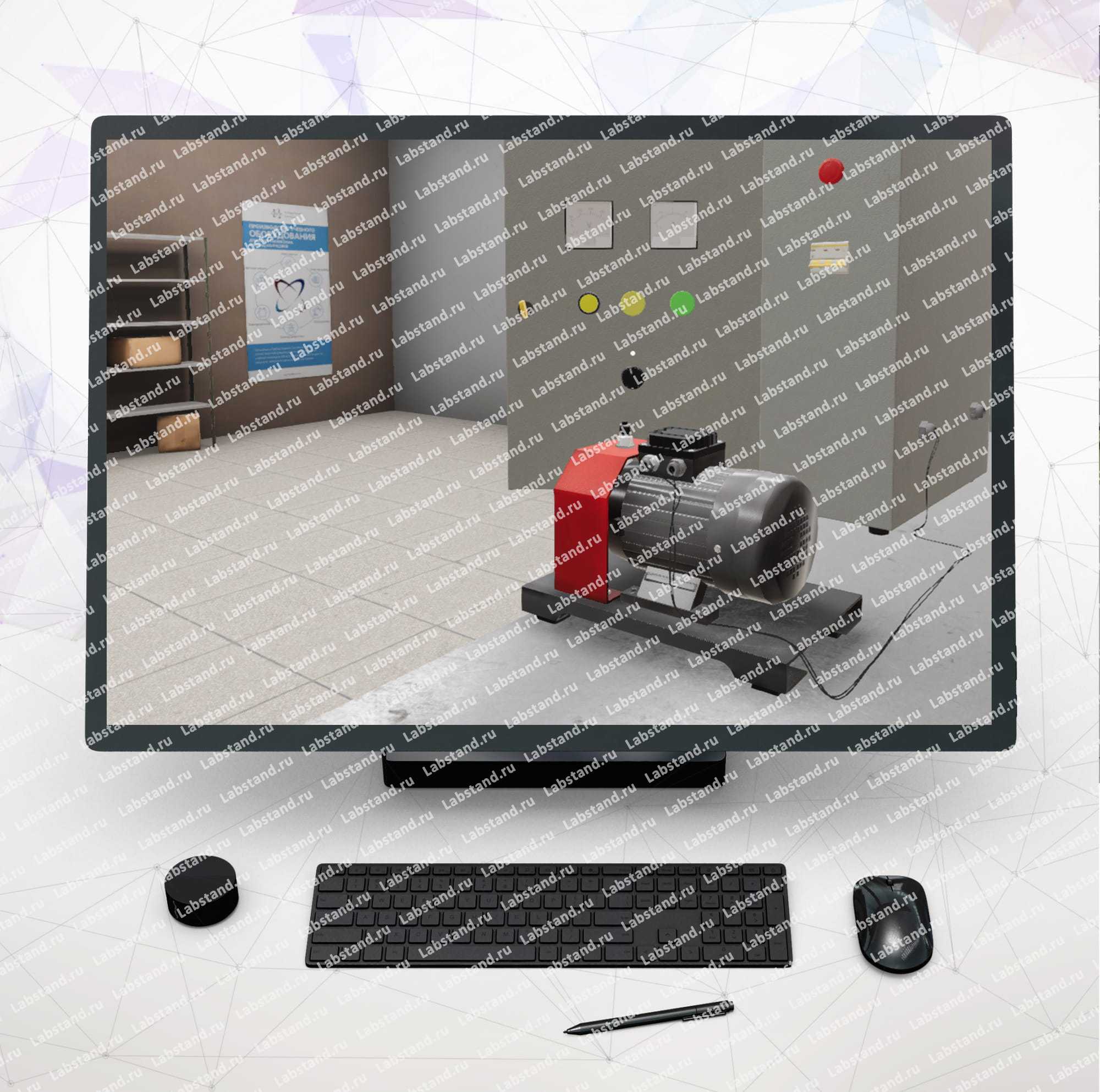 Тренажер-симулятор «Монтаж и наладка схем управления односкоростным асинхронным двигателем», ТС-МиН-СУАД