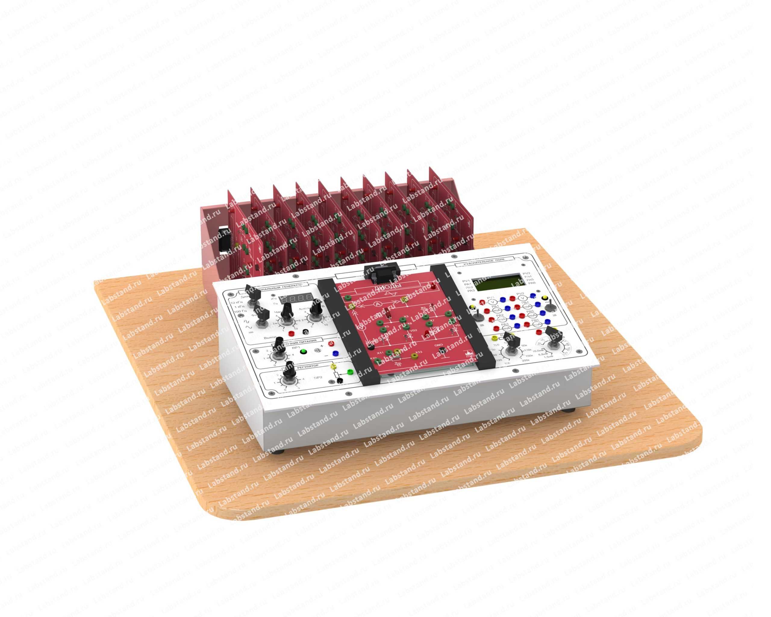 Типовой комплект учебного оборудования «Основы электроники и схемотехники», исполнение моноблочное ручное, ОЭиС-ПРОФИ-МР