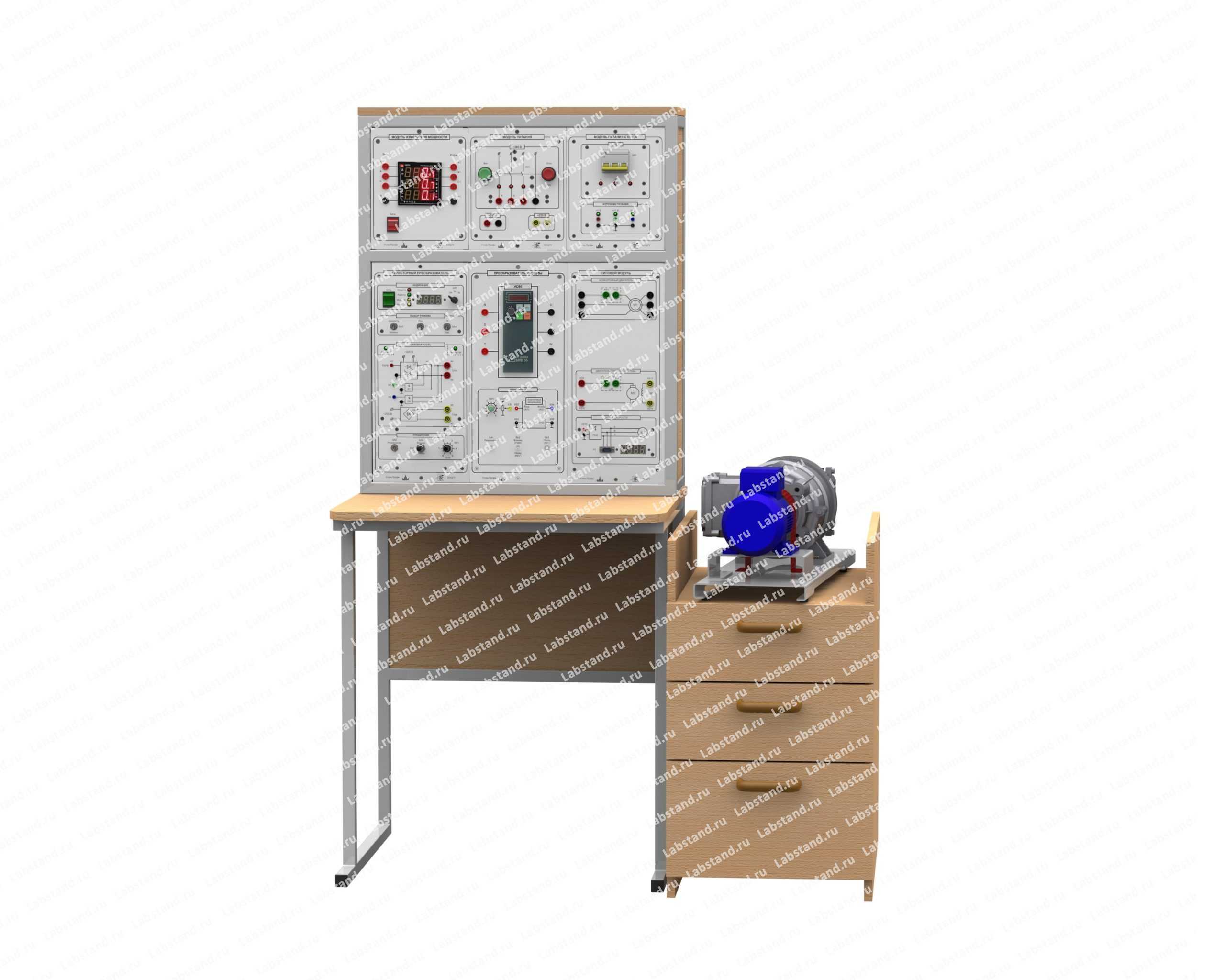 Типовой комплект учебного оборудования «Основы электропривода», исполнение стендовое ручное, ОЭП3-СР