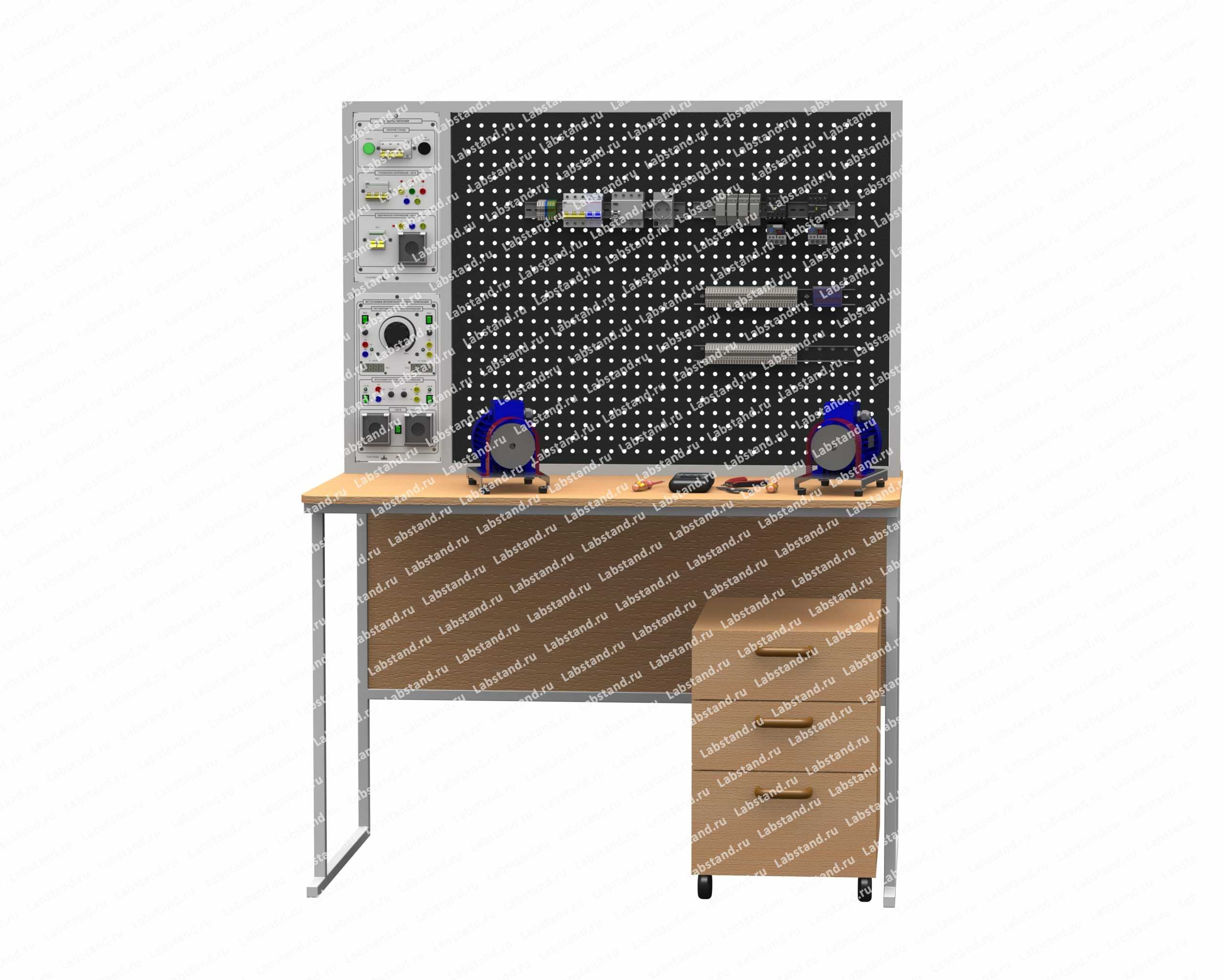 Типовой комплект учебного оборудования «Рабочее место электромонтажника IV категории», исполнение стендовое ручное, РМЭМ-4К-СР