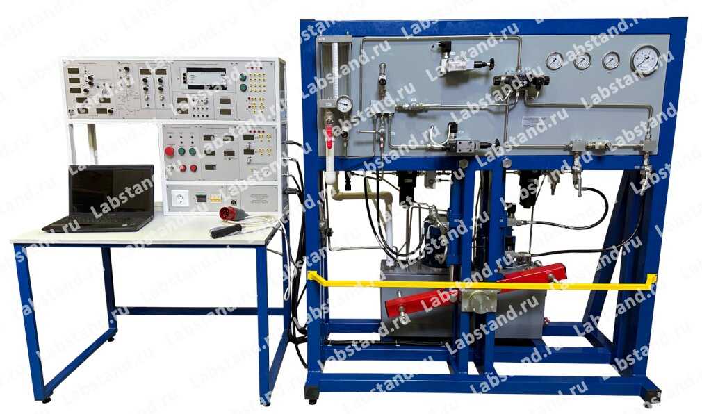 Учебно-исследовательский комплекс «Электрогидравлический следящий привод с цифровым управлением» СГУ-ЭГСП-ПЛК-ЦПУ-21ЛР