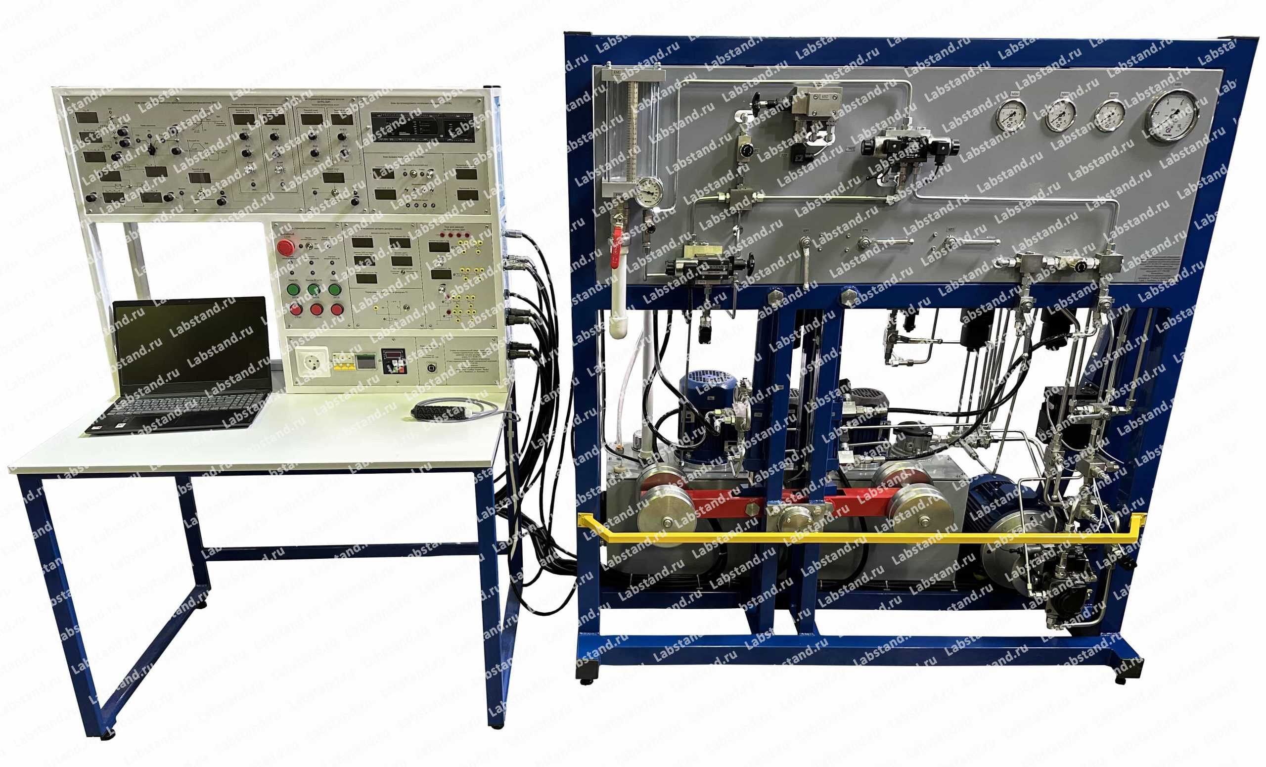 Учебно-исследовательский комплекс «Электрогидравлические следящие приводы - сравнение способов регулирования» СГУ-ЭГСП-ССР-016