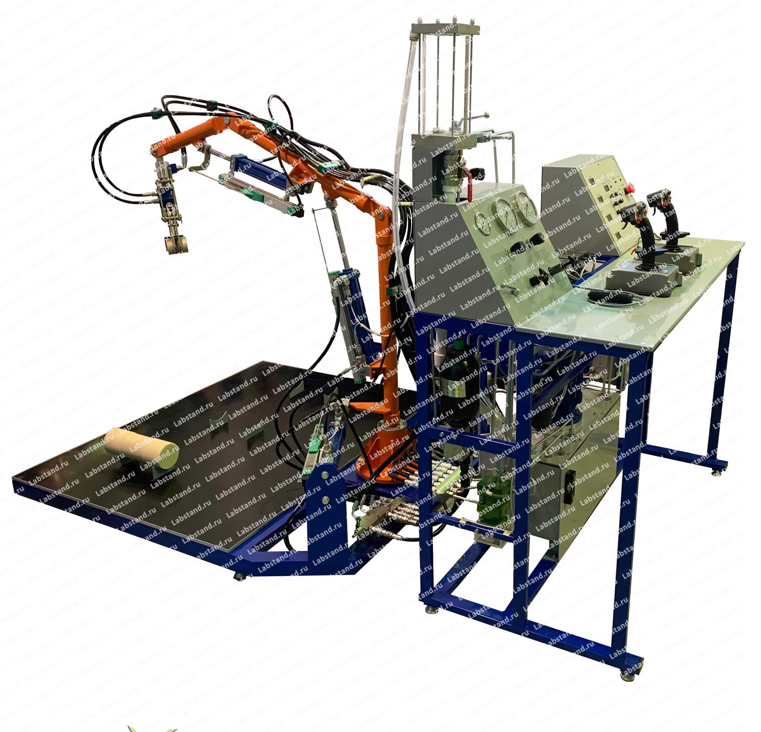 Учебно-исследовательский комплекс «Гидравлический перегрузочный манипулятор» СГУ-ГПМ-ЭГСП-011