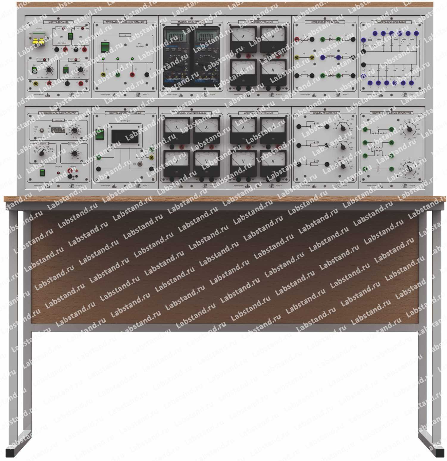Типовой комплект учебного оборудования «Теория электрических цепей», исполнение стендовое ручное, ТЭЦ-СР